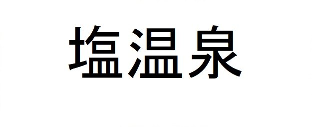 塩温泉 商願2024-092447の商標見本