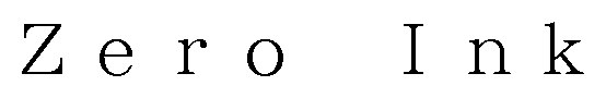 Zero Ink 商願2024-095073の商標見本