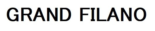 GRAND FILANO 商願2024-095367の商標見本