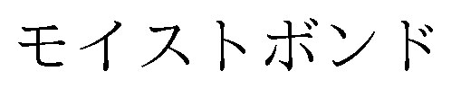 モイストボンド 商願2024-096169の商標見本