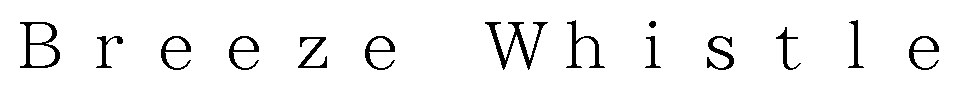 Breeze Whistle 商願2024-097176の商標見本