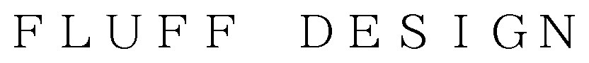 FLUFF DESIGN 商願2024-097909の商標見本