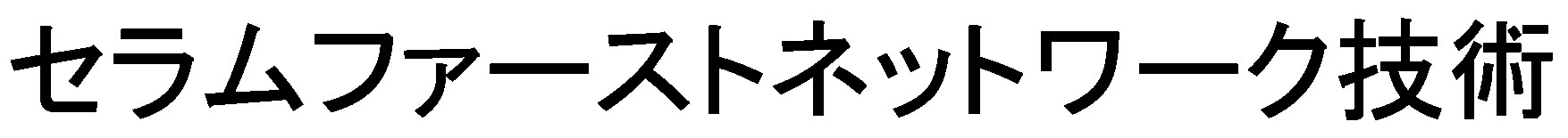 セラムファーストネットワーク技術 商願2024-098125の商標見本
