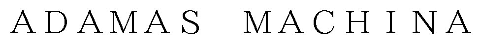 ADAMAS MACHINA 商願2024-101613の商標見本