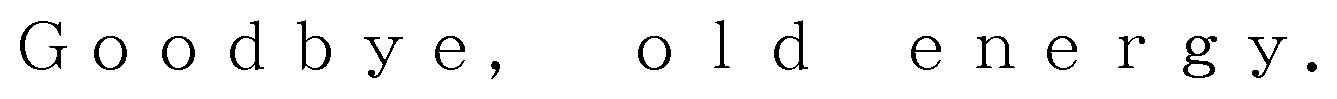 energy Goodbye 商願2024-102828の商標見本