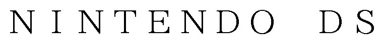 NINTENDO DS 商願2024-103281の商標見本