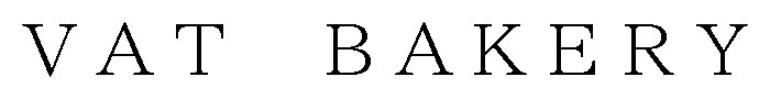 VAT BAKERY 商願2024-104190の商標見本