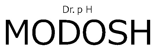 Dr.p H MODOSH 商願2024-105709の商標見本