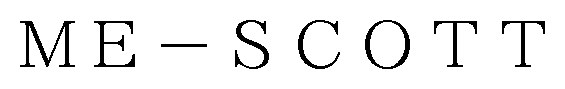 ME-SCOTT 商願2024-106316の商標見本