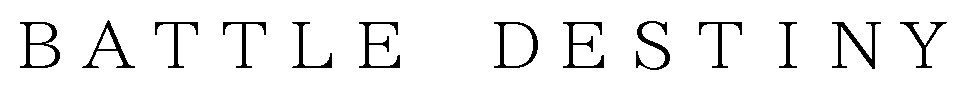 BATTLE DESTINY 商願2024-109067の商標見本