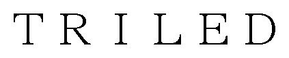 TRILED 商願2024-113434の商標見本