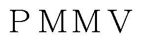 PMMV 商願2024-113609の商標見本