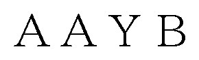 AAYB 商願2024-113613の商標見本