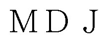 MDJ 商願2024-113625の商標見本