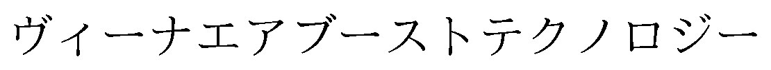 ヴィーナエアブーストテクノロジー 商願2024-114479の商標見本