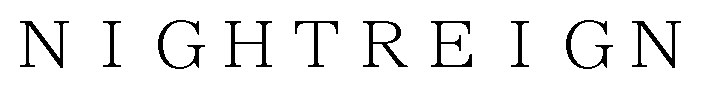 NIGHTREIGN 商願2024-114483の商標見本