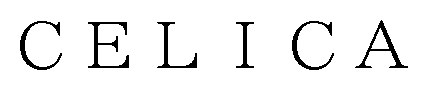 CELICA 商願2024-115094の商標見本