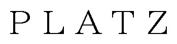 PLATZ 商願2024-116166の商標見本