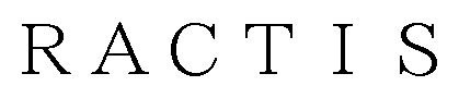 RACTIS 商願2024-116169の商標見本
