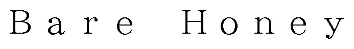 Bare Honey 商願2024-116398の商標見本