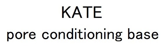 KATE pore conditioning base 商願2024-117925の商標見本