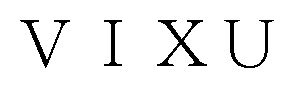 VIXU 商願2024-120937の商標見本