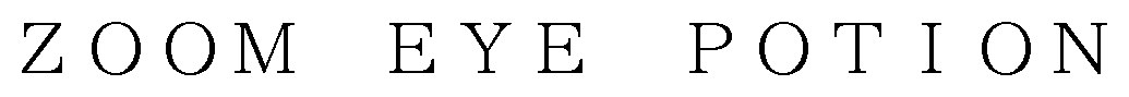 ZOOM EYE POTION 商願2024-121006の商標見本
