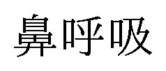 鼻呼吸 商願2024-122211の商標見本