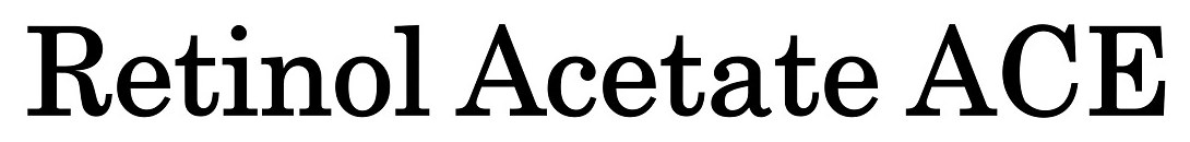Retinol Acetate ACE 商願2024-125776の商標見本