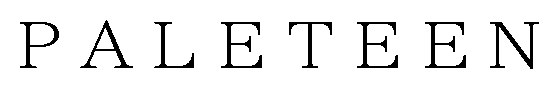 PALETEEN 商願2024-130371の商標見本