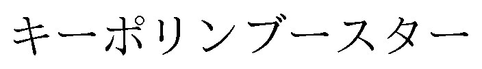 キーポリンブースター 商願2024-130874の商標見本
