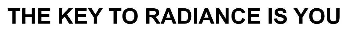 THE KEY TO RADIANCE IS YOU 商願2024-131320の商標見本