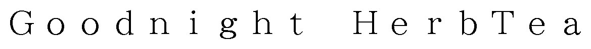 HerbTea Goodnight 商願2024-132220の商標見本