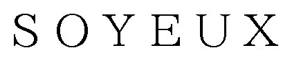 SOYEUX 商願2024-132221の商標見本