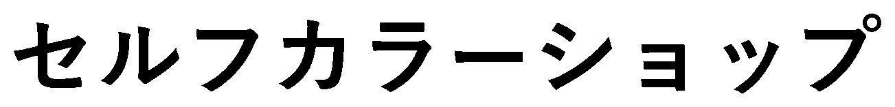 セルフカラーショップ 商願2024-133641の商標見本