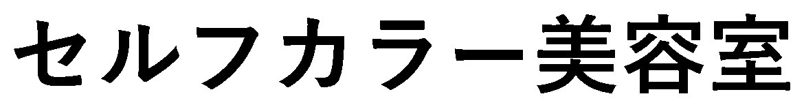 セルフカラー美容室 商願2024-133642の商標見本
