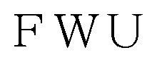 FWU 商願2024-135011の商標見本