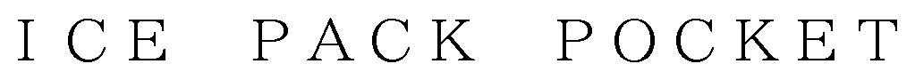 ICE PACK POCKET 商願2024-137349の商標見本