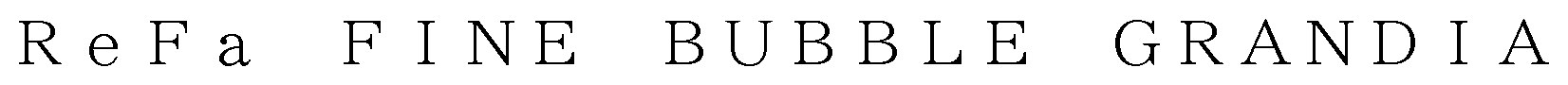 ReFa FINE BUBBLE GRANDIA 商願2024-138573の商標見本