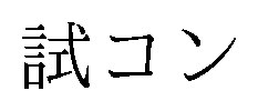 試コン 商願2024-138882の商標見本