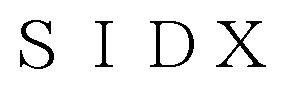 SIDX 商願2024-139540の商標見本