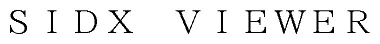 SIDX VIEWER 商願2024-139542の商標見本