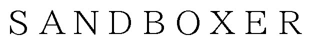 SANDBOXER 商願2024-139866の商標見本