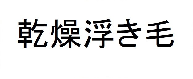 乾燥浮き毛 商願2025-000921の商標見本