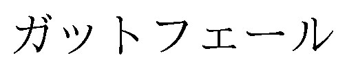 ガットフェール 商願2025-004062の商標見本