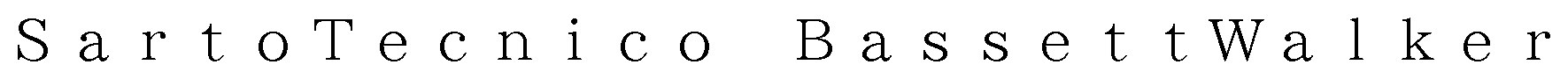 SartoTecnico BassettWalker 商願2025-005386の商標見本