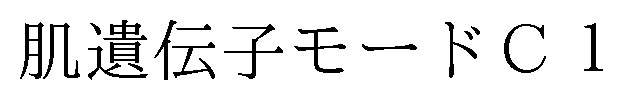 肌遺伝子モードC 商願2025-006861の商標見本