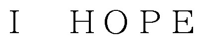 HOPE 商願2025-009095の商標見本