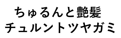 ちゅるんと艶髪 チュルントツヤガミ 商願2025-010164の商標見本