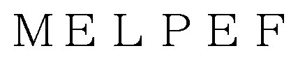 MELPEF 商願2025-016267の商標見本